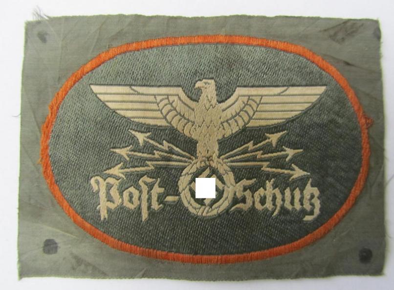 'BeVo-woven' arm-badge 'Postschutz'