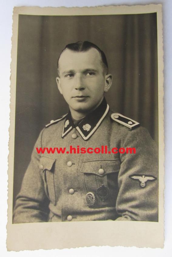 Studio-portrait Waffen-SS NCO 'TK'