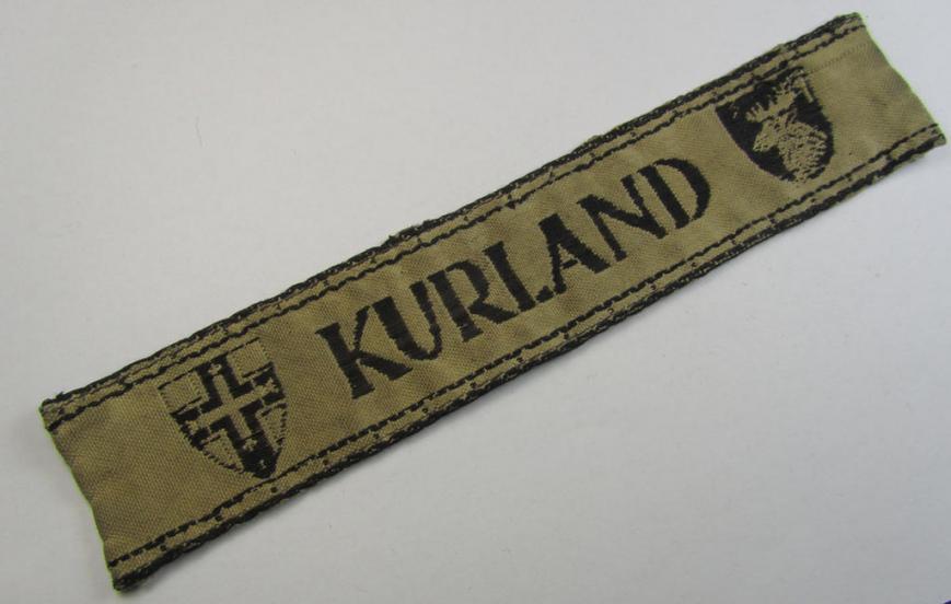 WH (Heeres) cuff-title 'Kurland'