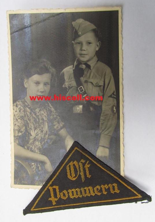 HJ/DJ district-triangle entitled: 'Ost Pommern'