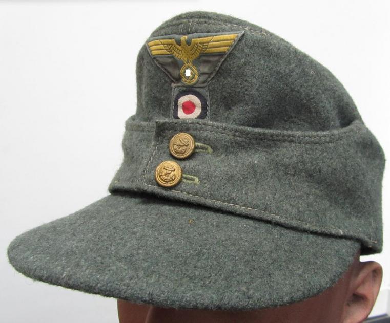 WH (KM ie. 'Küstenartillerie') M43 cap