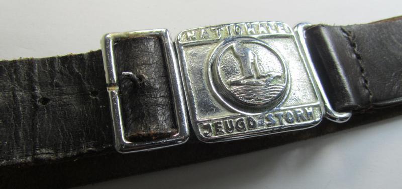 Dutch 'NJS' belt & buckle (1st pattern)