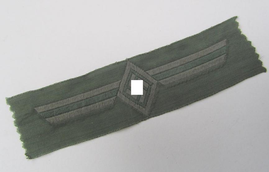 Attractive - and scarcely encountered! - national emblem (ie. breast-badge ie. 'Hoheitsabzeichen') as intended for the various 'Eastern Volunteers' (ie. 'Ostvölker-Truppen'), as executed in neat 'BeVo'-weave pattern 