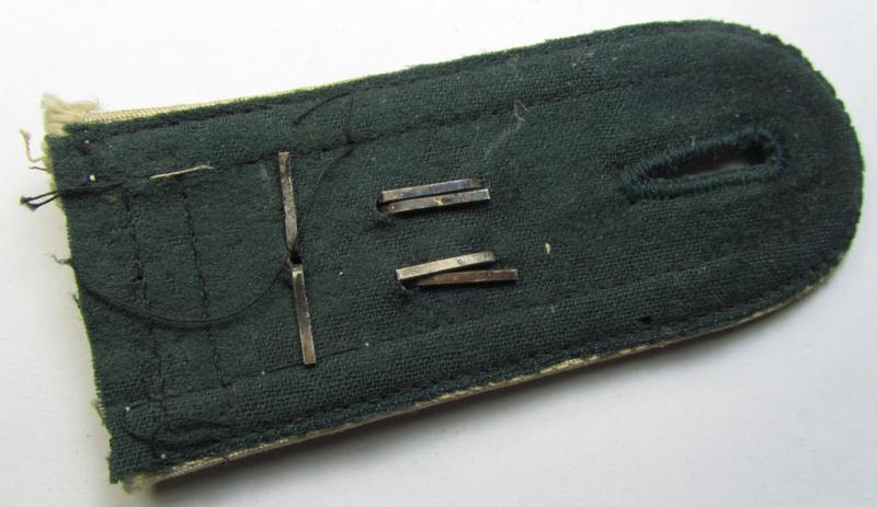 Attractive - albeit regrettably single! - (I deem) pre- ie. early-war-period- (ie. 'M36/M40'-type) neatly 'cyphered', WH (Heeres) NCO-type shoulderstrap as was intended for usage by a: 'Feldwebel des Infanterie-Regiments 72'