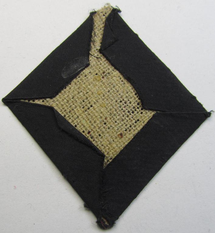 Early-period - and truly scarcely encountered! - so-called: 'N.S.D.A.P.'-related, trade- ie. special-career-patch ie. 'Raute' (ie. 'Laufbahn- o. Tätigkeitsabzeichen') as was specifically intended for usage by a: 'Politischen Leiter o. Amtswalter'