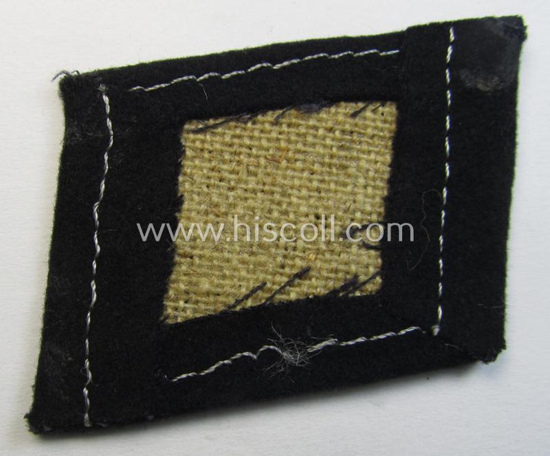 Neat, Waffen-SS - so-called: 'RzM-styled' - enlisted-mens'- ie. NCO-type collar-tab as was intended for usage by soldiers (ie. NCOs) of the: '29. Waffen-Grenadier-Division der SS