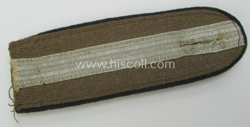 Single, 'Organisation Todt' (ie. 'OT'-) related, mid- (ie. later-) war period, NCO-type shoulderstrap as was intended for - and clearly used by! - an: 'OT-Truppführer' (ie. 'Unteroffizier')