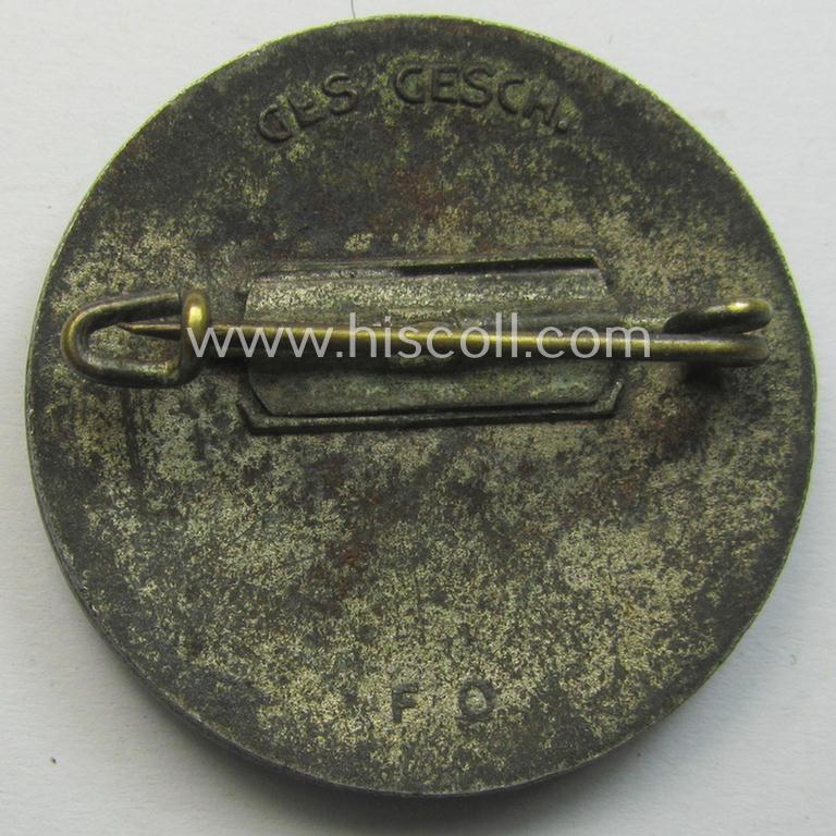 Attractive - and just moderatelty used! - example of a DRK (ie. 'Deutsches Rotes Kreuz' or German Red Cross) nurses'-badge as was intended for a: 'Helferin' being a maker- (ie. 'F.O.-) marked example that comes in a fully untouched condition