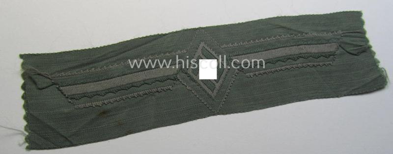 Attractive - and scarcely encountered! - national emblem (ie. breast-badge ie. 'Hoheitsabzeichen') as intended for the various 'Eastern Volunteers' (ie. 'Ostvölker-Truppen'), as executed in neat 'BeVo'-weave pattern