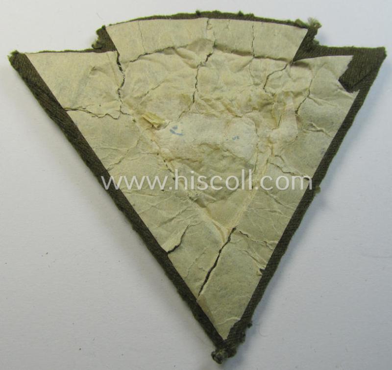 Stunning, N.S.K.K. (ie. 'National Socialistisches Kraftfahr Korps') officers'-pattern, hand-embroidered arm-eagle/chevron (being an example of the 'Extra-Qualität' showing extraordinary detail!) that is void of its 'RzM'-etiket