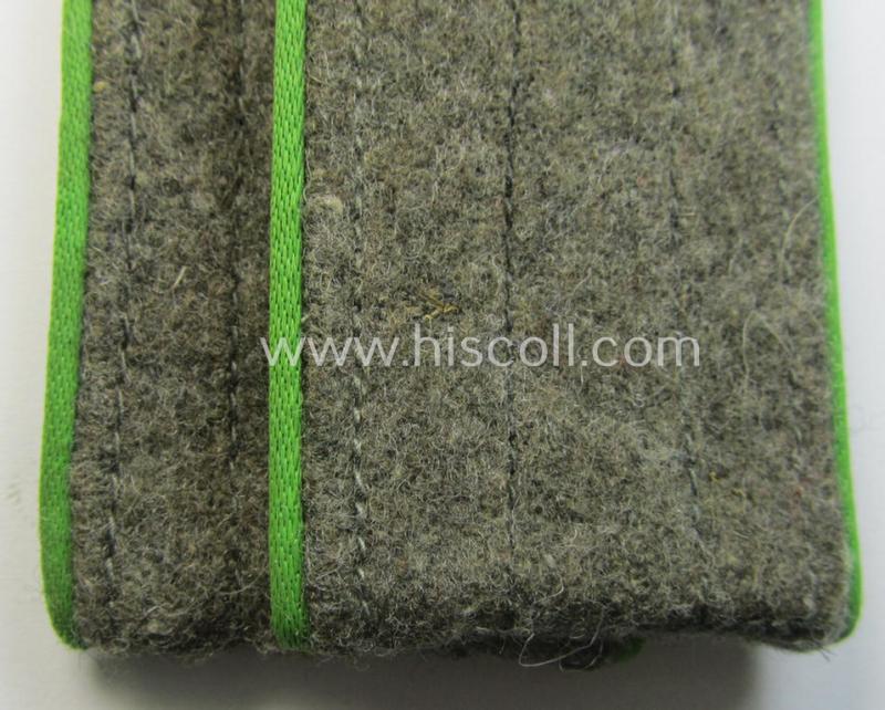 Pair of later-war-period, WH (Heeres) so-called: 'M44'-styled ie. 'simplified', enlisted-mens'-type shoulderstraps as was intended for a: 'Soldat eines Panzergrenadiere-Rgts.'