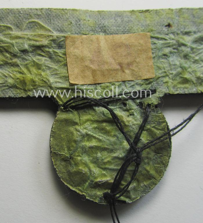 Attractive - and just moderately used! - WH (Heeres) officers'-type, hand-embroidered breast-eagle (ie. 'Brustadler für Offiziere') as was executed in bright-silverish-coloured braid as was intended for usage on the various officers'-pattern tunics