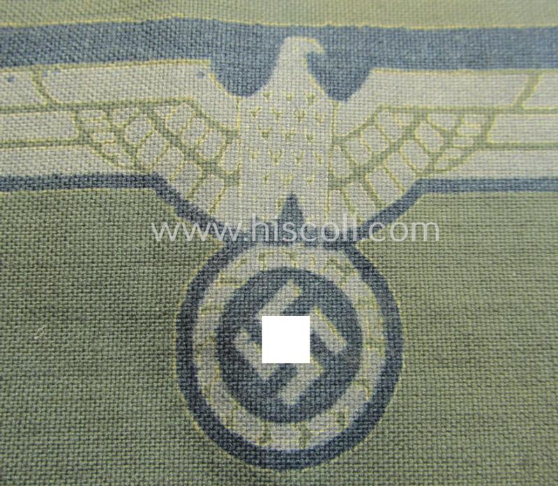 Attractive - and actually rarely seen! - WH (Heeres) breasteagle (ie. 'Brustadler für Mannschaften u. Unteroffiziere des Heeres') being of the 'last-ditch'- (ie. later-war-period-) and/or entirely 'printed'-pattern