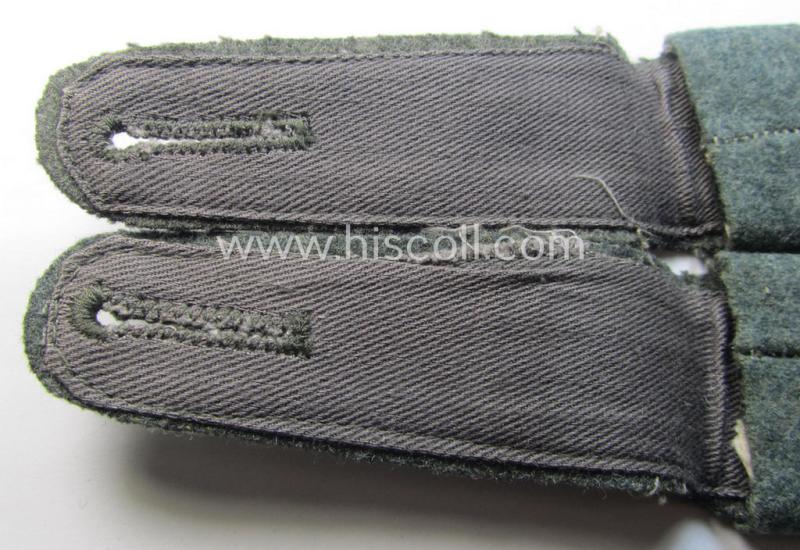 Pair of WH (Heeres) 'M41 o. M43'-pattern, EM-type shoulderstraps with its accompanying 'Überschube'-pair: 'Sld. des Inf.-Rgts. 129'