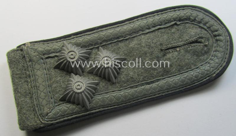 Single, WH (Heeres) NCO-type shoulderstrap: 'Stabsfeldwebel o. Spiess einer Pionier-Abts.'