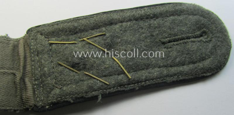 Single, WH (Heeres) NCO-type shoulderstrap: 'Stabsfeldwebel o. Spiess einer Pionier-Abts.'
