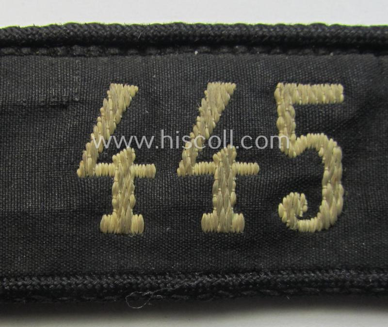 Single, 'DJ- o. Deutsches Jungvolk' shoulderstrap: 'DJ-Mitglied': 'Bann 445' (445 = 'Bann Hoya')