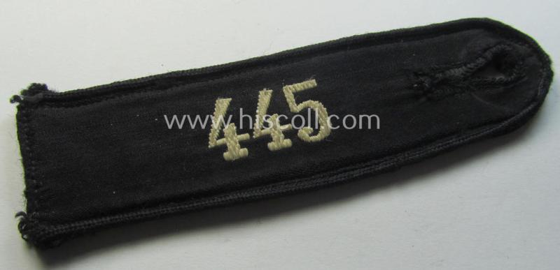 Single, 'DJ- o. Deutsches Jungvolk' shoulderstrap: 'DJ-Mitglied': 'Bann 445' (445 = 'Bann Hoya')