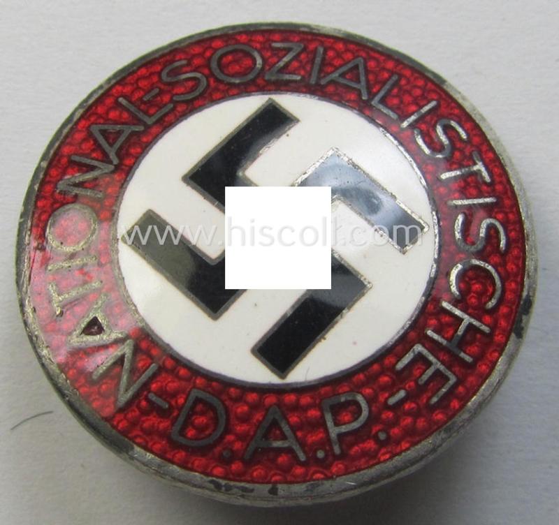 'N.S.D.A.P. - Parteiabzeichen' showing the makers'-designation: 'RzM' and/or: 'M1/77'