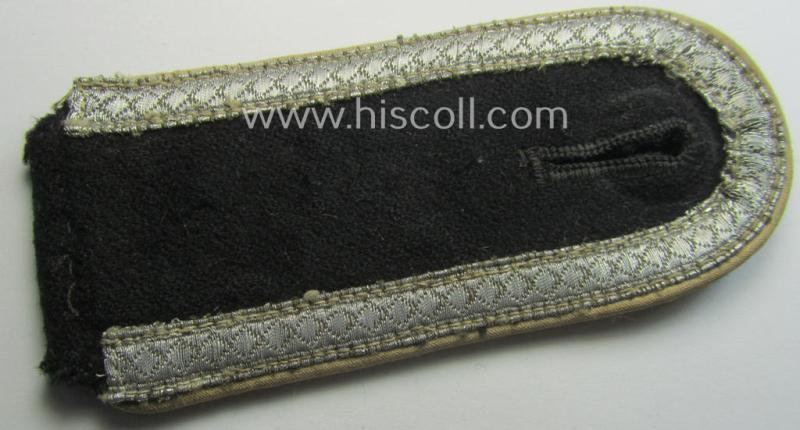 Single, Waffen-SS NCO-type shoulderstrap: 'SS-Unterscharführer' who served within the: 'SS-Infanterie-Truppen'