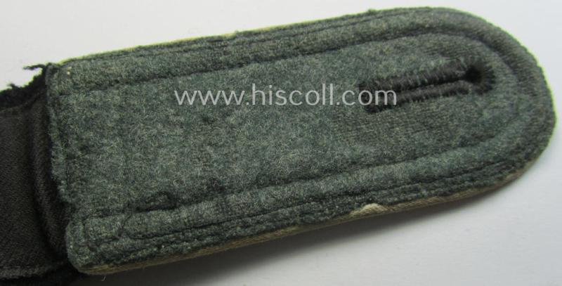 Single, Waffen-SS NCO-type shoulderstrap: 'SS-Unterscharführer' who served within the: 'SS-Infanterie-Truppen'