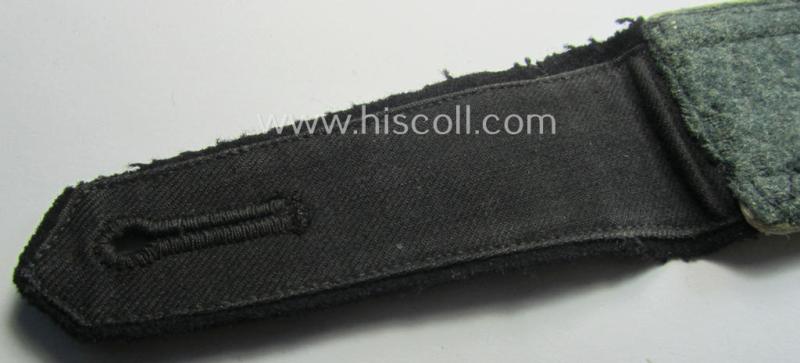 Single, Waffen-SS NCO-type shoulderstrap: 'SS-Unterscharführer' who served within the: 'SS-Infanterie-Truppen'