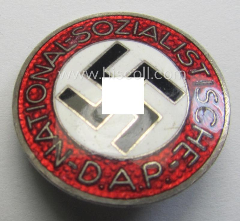 'N.S.D.A.P. - Parteiabzeichen' showing the makers'-designation: 'RzM' and/or: 'M1/62'