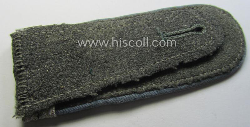 Single, mid-war period- (ie.: 'M43'-pattern) WH (Heeres) EM-type shoulderstrap: 'Soldat u. Offz.-Anw. einer Nachschub-Abtlgs.'