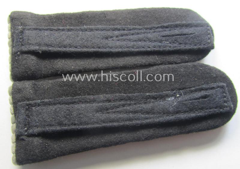 Pair of WH (Heeres), 'cyphered' officers'-type shoulderboards: 'Oberleutnant u. Mitglied des Eisenbahn-Pioniere-Abtlgs. 7'