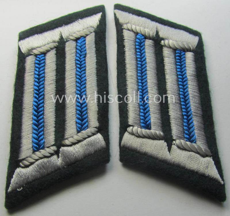 Pair of WH (Heeres) collar-tabs (ie. 'Kragenspiegel für Offiziere'): 'Offizier der TSD o. Truppensonderdienst'