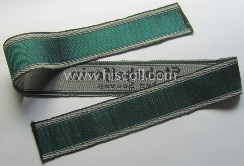 WH (Heeres) female-related 'BeVo'-woven cuff-title (ie. 'Ärmelstreifen'): 'Stabshelferin des Heeres'