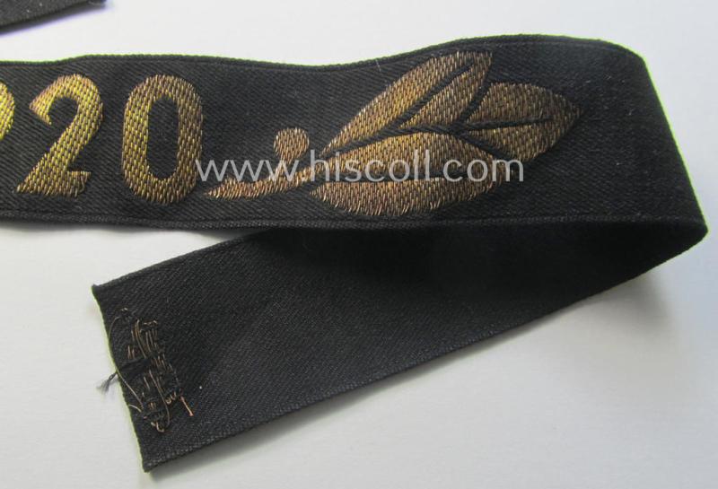 TeNo-cuff-title: 'Traditions TN-Jahresärmelband' -