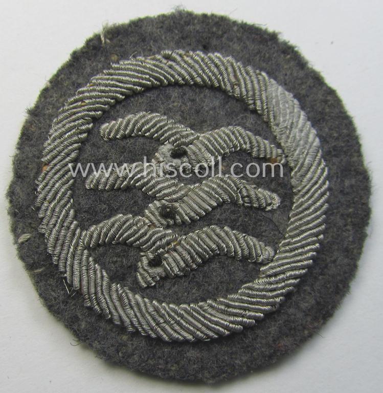 Hand-embroidered, DLV (ie. 'Deutscher Luftsportsverband'-) related: 'Segelflieger-C-Abzeichen'