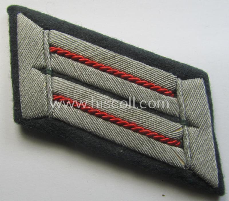 Pair of WH (Heeres) collar-tabs (ie. 'Kragenspiegel für Offiziere'): 'Offizier der (Sturm)Artillerie-Truppen'