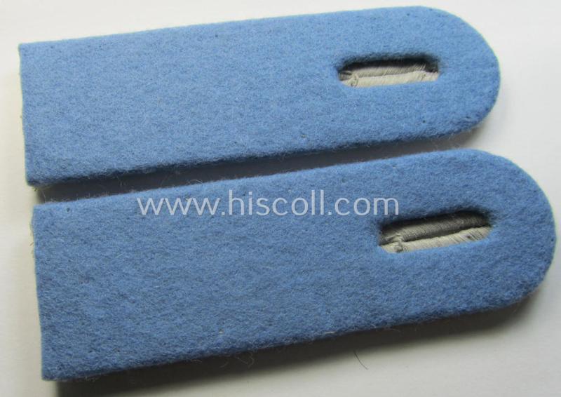 Pair of WH (Heeres), officers'-type shoulderboards: 'Leutnant der Nachschub-Truppen'