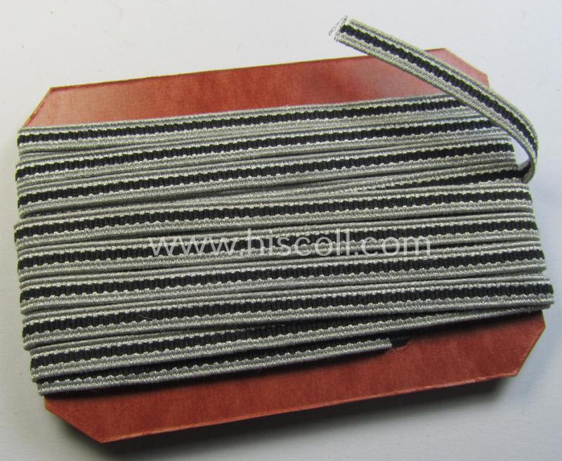 'SS'- (ie. 'Waffen-SS') EM-, NCO- ie. officers'-type  'rank-braid' for the rank-designation on the various 'SS' rank collar-tabs