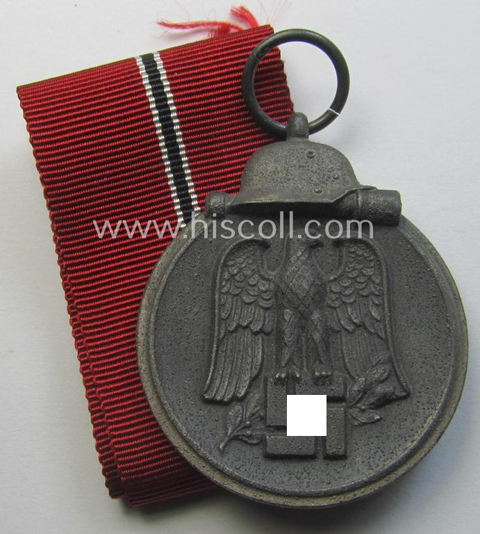 Medal-set: 'Winterschlacht im Osten 1941-42' being a maker- (ie. '55'-) marked specimen by the maker: 'J.E. Hammer & Söhne'