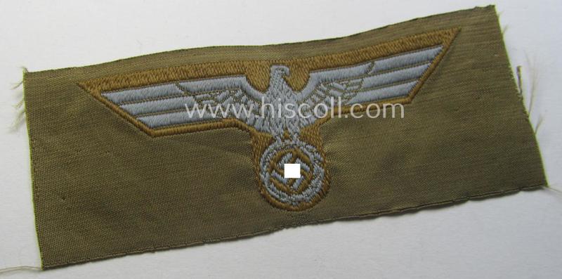 WH (Heeres) 'tropical-issue' (ie. DAK or: 'Deutsches Afrika Korps'-related-) side-cap-eagle