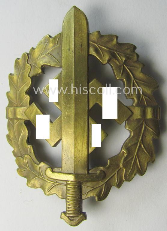 'SA-Sportabzeichen in Bronze' being an (unusually!) maker- (ie. 'Bonner KunstAbz. Bedarf'-) marked example that shows the (unique) impressed bearers'-number: '83367'