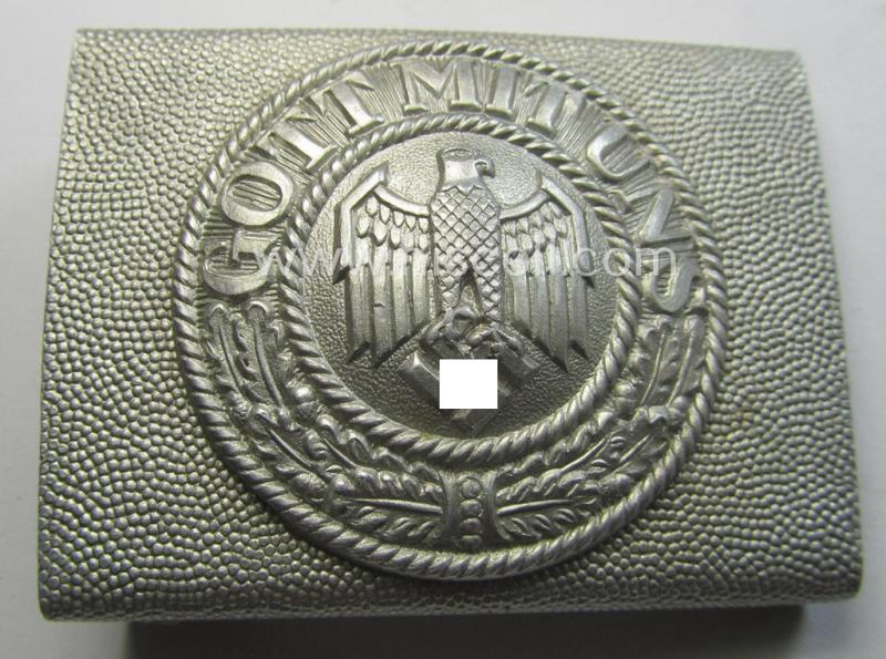 WH (Heeres) 'standard'-pattern, aluminium-based (dress- ie. 'Ausgeh'-pattern) belt-buckle