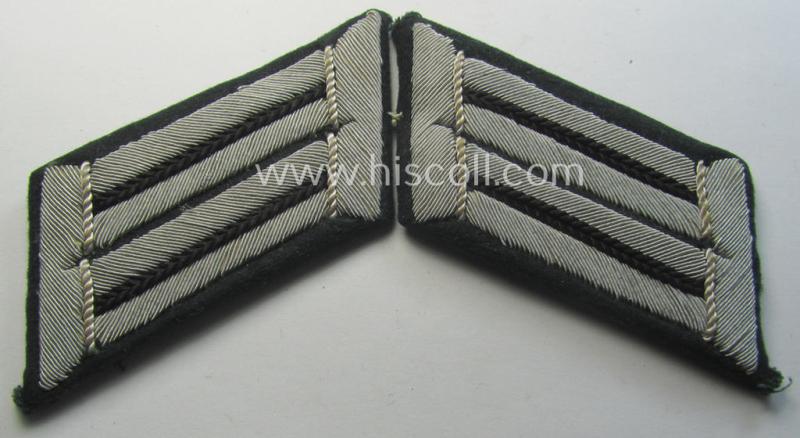 Pair of WH (Heeres) collar-tabs (ie. 'Kragenspiegel für Offiziere'): 'Offizier der Pionier-Truppen'