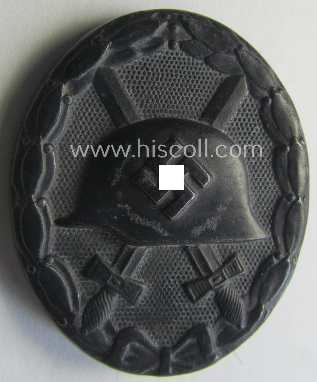 Non-maker-marked- and steel-based: 'Verwundeten-Abzeichen in Schwarz'