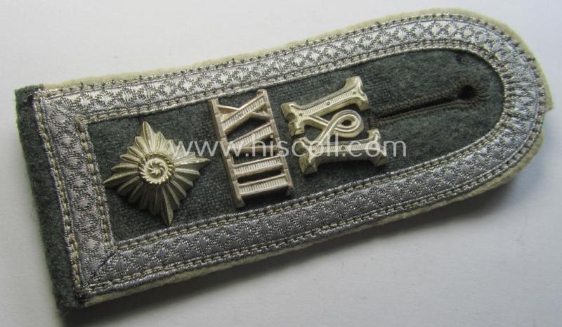 Single, WH (Heeres) early- (ie. mid-) war-period and 'cyphered' NCO-type shoulderstrap: 'Feldwebel des Wehr-Ersatzdienstelle im Wehrkreises XVII'