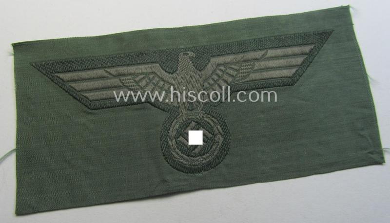 WH (Heeres) breast-eagle in 'BeVo'-weave-pattern