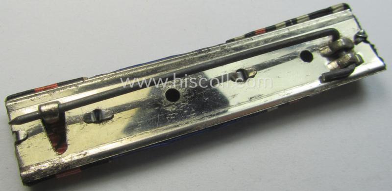 5-pieced, WWI- (ie. WWII-) period ribbon-bar (ie. 'Feld- o. Bandspange') showing various WWI- (ie. WWII-) period awards and a: WWI-period: 'EK II. Kl.' (with 'Wiederhohlungs-Spange Miniatur')