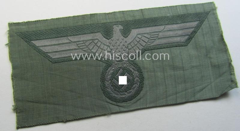 WH (Heeres) breast-eagle in 'BeVo'-weave-pattern