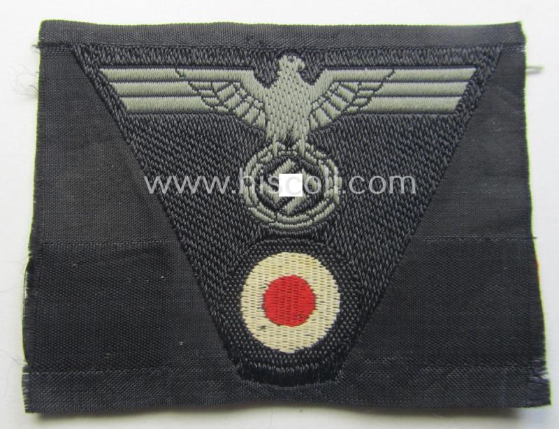 WH (Heeres) Panzer 'M43-pattern'-cap-eagle/cocarde (ie. cap-trapezoid or: 'Mützentrapez')