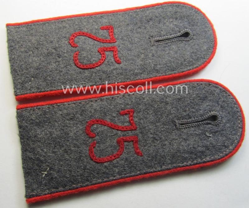 Pair of WH (Luftwaffe) 'cyphered', EM-type shoulderstraps: 'Soldat des Flak-Artillerie-Abteilungs 73'