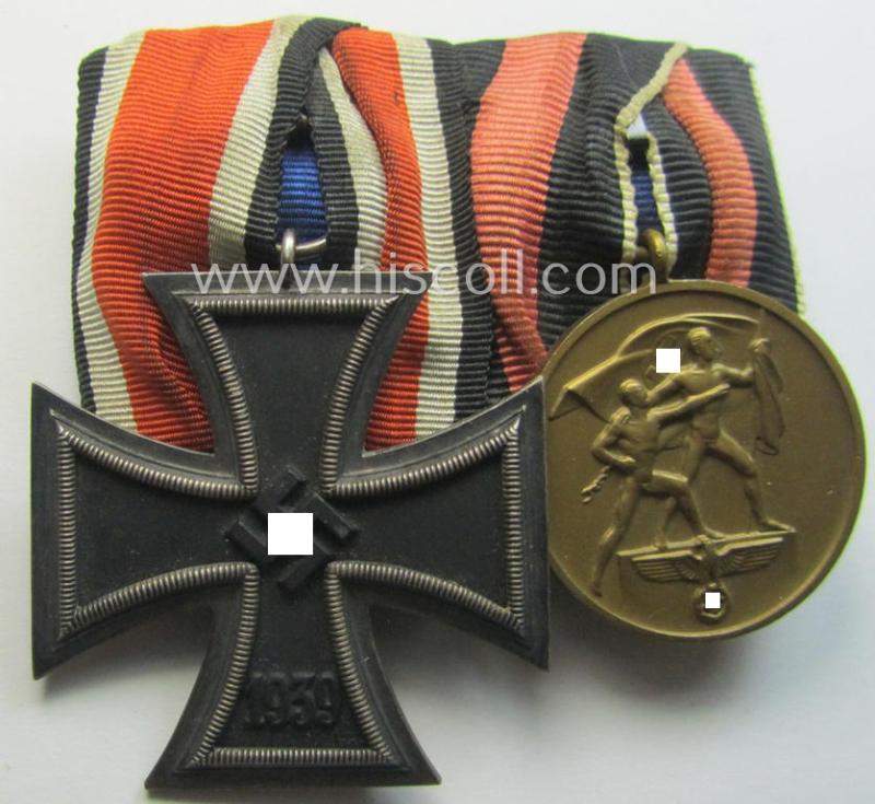 WH (Heeres o. KM etc.) medal-bar (ie.: 'Orden- o. Doppelspange')