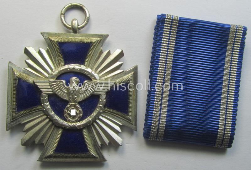 'N.S.D.A.P. Dienstauszeichnung in Silber' (ie. '2. Stufe für 15 Jahre t. D.') being a neatly maker- (ie. '2'- thus by the: 'B.H. Mayers Kunstprägeanstalt' marked example)